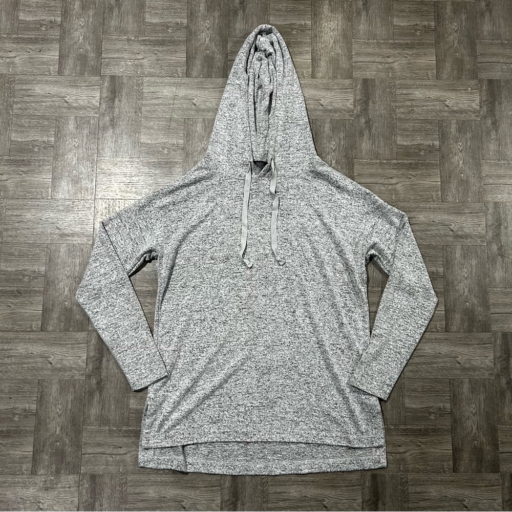 Max and Mia Womens Hoodie Heather Gray Soft Sweater Sweatshirt Size Small
